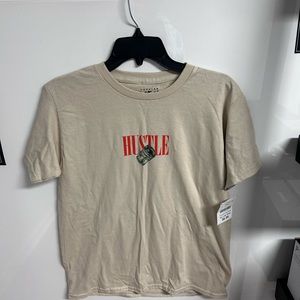 cream t shirt